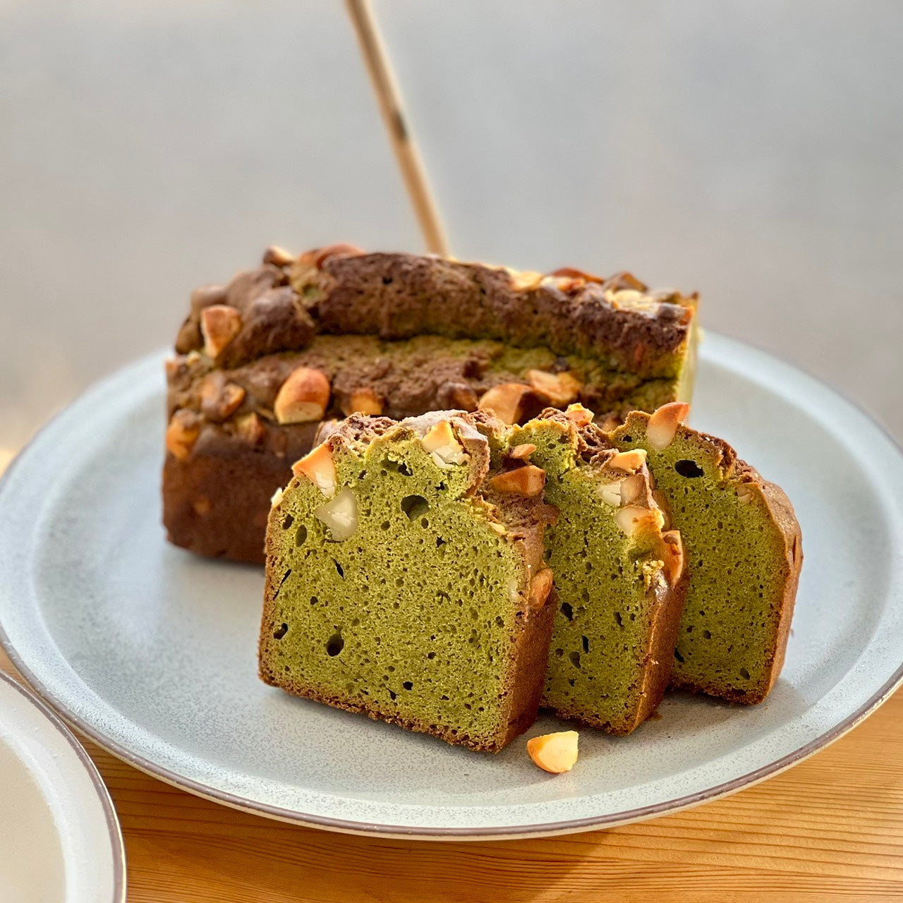 抹茶マカダミアのパウンド