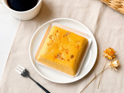 農薬不使用米粉のひんやりとろける ミニみかん&レモンピール生カステラ