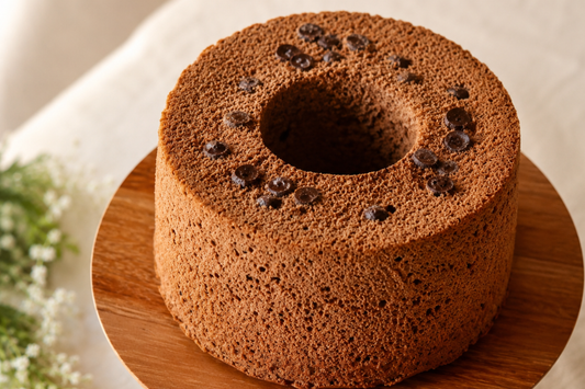 農薬不使用米粉のシフォンケーキ【コーヒーチョコ】