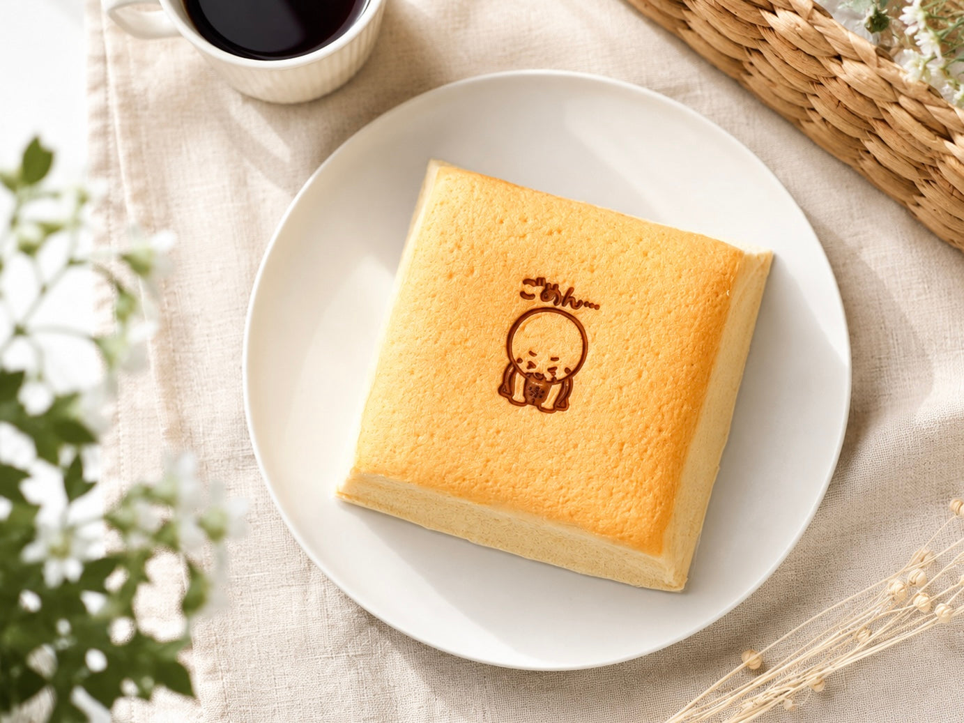 “ごめんさん”のぷるふわ生カステラ