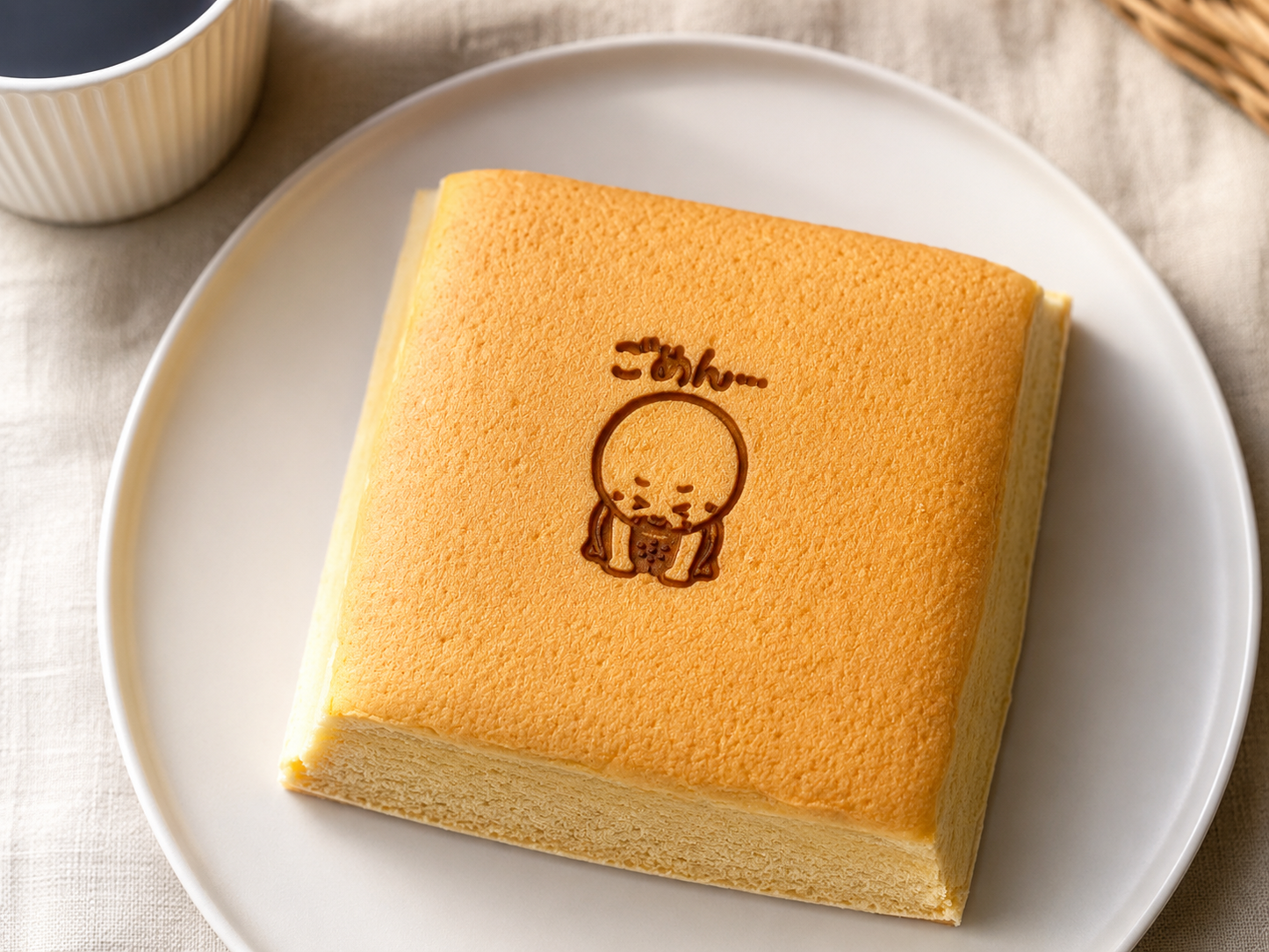 “ごめんさん”のぷるふわ生カステラ