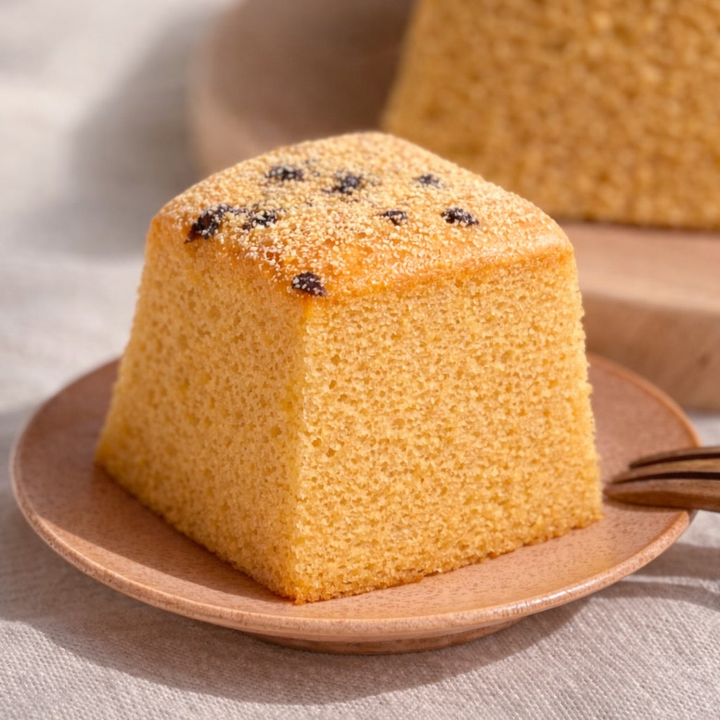 農薬不使用米粉の和ごころミニ黒豆きな粉生かすてら
